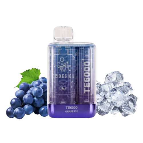 Elf Bar TE6000 Grape Ice (Виноград Льод) Одноразовий POD