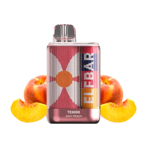 Elf Bar TE6000 color Juicy Peach (Персик) Одноразовий POD