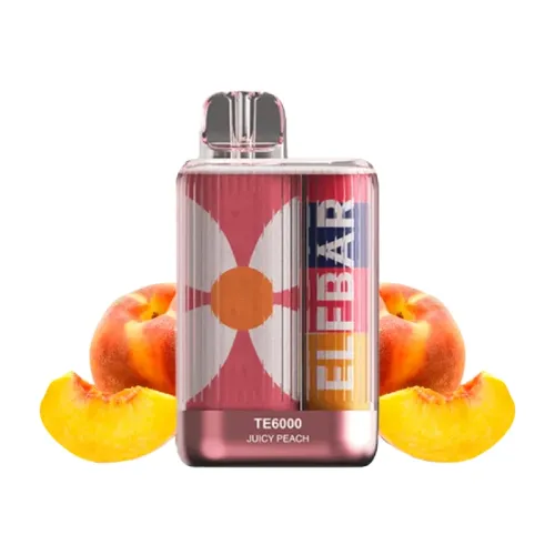 Elf Bar TE6000 color Juicy Peach (Персик) Одноразовий POD