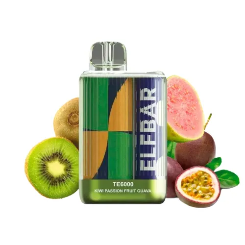 Elf Bar TE6000 color Kiwi Passion Fruit Guava (Ківі Маракуя Гуава) Одноразовий POD