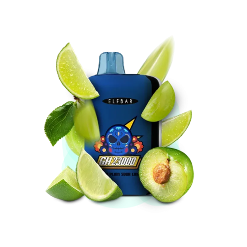 Elf Bar GH 23000 Green Plum Sour Lime (Слива Лайм) Одноразовий POD