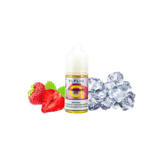 Рідина Elfliq Strawberry ice (Полуниця Льод, 50 мг, 30 мл)