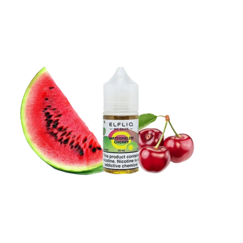 Рідина Elfliq Watermelon Cherry (Кавун Вишня, 50 мг, 30 мл)