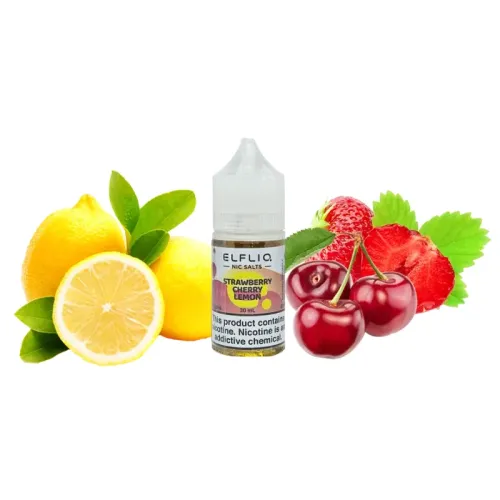 Рідина Elfliq Strawberry Cherry Lemon (Полуниця Вишня Лимон, 50 мг, 30 мл)