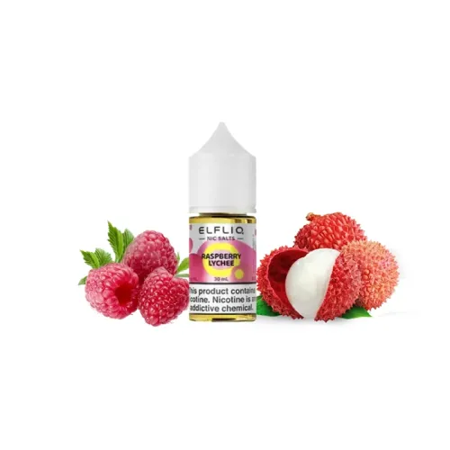 Рідина Elfliq Raspberry Lychee (Малина Лічі, 50 мг, 30 мл)