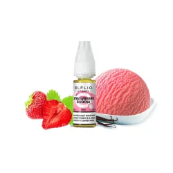 Рідина Elfliq Strawberry snow (Полуничне Морозиво, 50 мг, 10 мл)