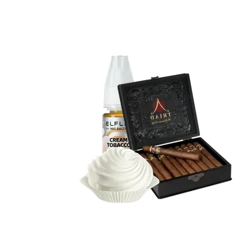 Рідина Elfliq Cream Tobacco (Сливки Тютюн, 10 мл)