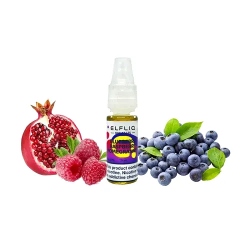 Рідина Elfliq Blueberry Raspberry Pomegranate (Чорниця Маліна Гранат, 50 мг, 10 мл)