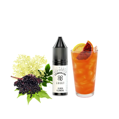 Рідина Lucky Elderflowers Lemonade (Бузина Лимонад, 50 мг, 15 мл)