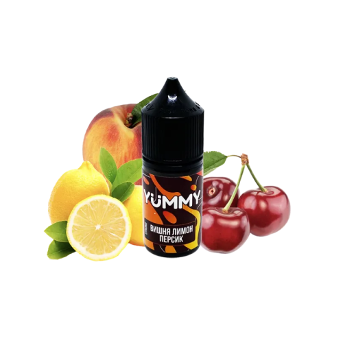 Рідина YUMMY Вишня Лимон Персик (30 мл)
