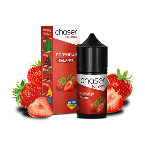 Рідина Chaser Strawberry Ultra (Полуниця, 50 мг, 30 мл)