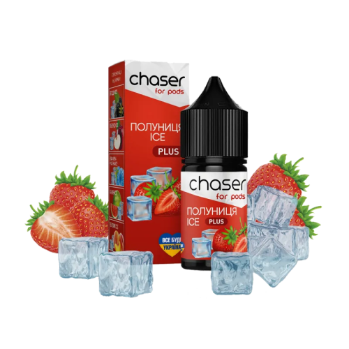 Рідина Chaser Strawberry Ice Plus (Полуниця Льод, 50 мг, 30 мл)