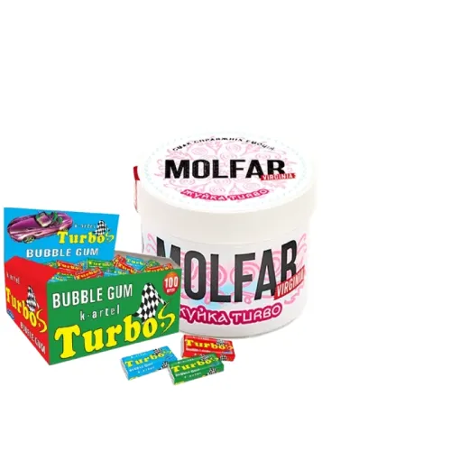 Тютюн Molfar Virginia Line Жвачка Turbo (Жвачка Турбо, 40 г)