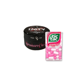 Тютюн Unity Strawberry tic-tac (Полуничний тік-так, 40 г)