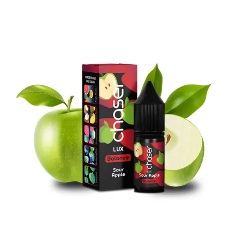 Рідина Chaser Lux Sour Apple Balance (Кисло Яблуко, 50 мг, 11 мл)