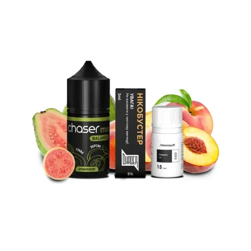 Набір для самозамішування Chaser Mix Guava Peach Ultra (Гуава Персик, 50 мг, 30 мл)