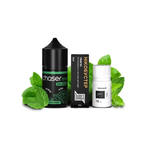 Набір для самозамішування Chaser Mix Basil Mint Ultra (Базилік М'ята, 50 мг, 30 мл)