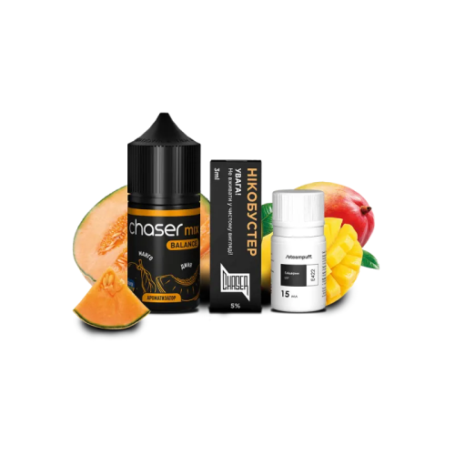 Набір для самозамішування Chaser Mix Mango Melon Ultra (Манго Диня, 50 мг, 30 мл)