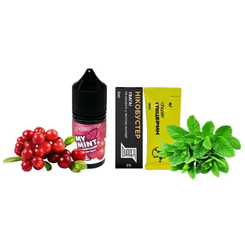 Набір для самозамішування Chaser My Mint Cranberry mint (Журавлина М'ята, 50 мг, 30 мл)