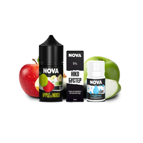 Набір для самозамішування Chaser Nova Apple&Mixed (Мікс Яблук, 50 мг, 30 мл)