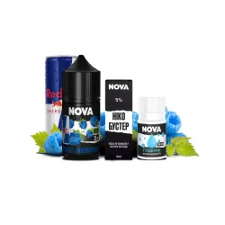 Набір для самозамішування Chaser Nova Red Bull&Blue Raspberry (Енергетик Чорниця Малина, 50 мг, 30 мл)