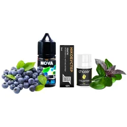 Набір для самозамішування Chaser Nova Blueberry&Basil Ultra (Чорниця Базилік, 50 мг, 30 мл)