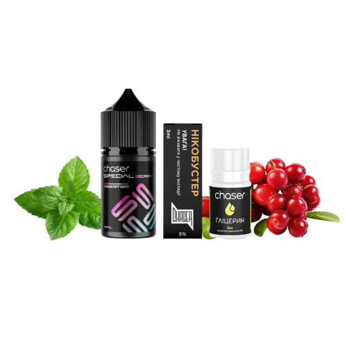 Набір для самозамішування Chaser Special Berry Cranberry Mint (Журавлина М'ята, 50 мг, 30 мл)