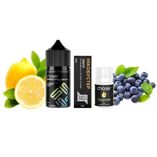 Набір для самозамішування Chaser Special Berry Blueberry Lemon (Чорниця Лимон, 50 мг, 30 мл)