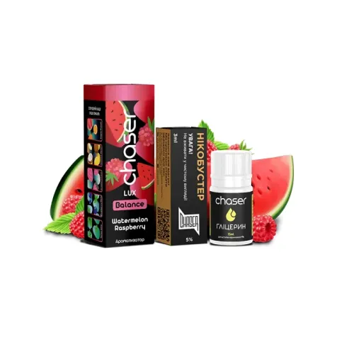 Набір для самозамішування Chaser Lux Watermelon Raspberry Ultra (Кавун Малина, 50 мг, 30 мл)