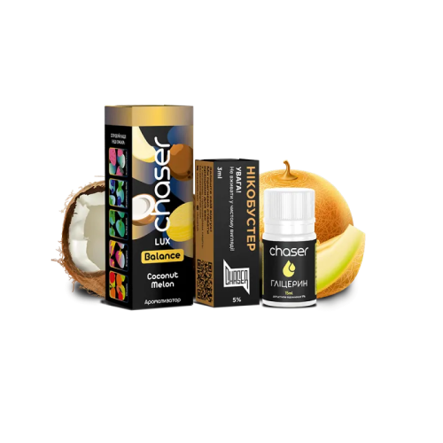 Набір для самозамішування Chaser Lux Coconut Melon Ultra (Кокос Диня, 50 мг, 30 мл)