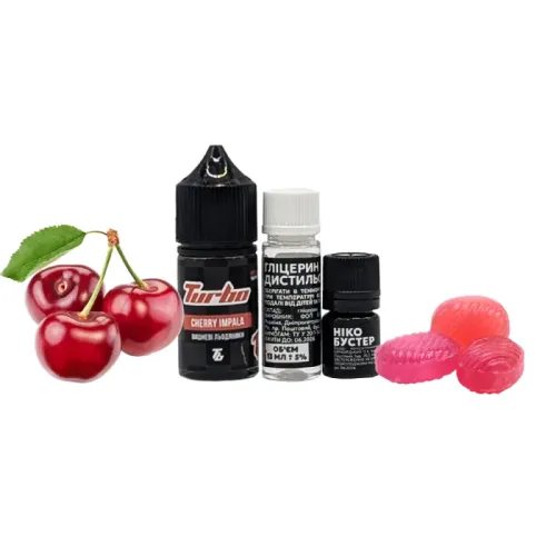 Набір для самозамішування Turbo Cherry Impala (Вишневі Льодяники, 50 мг, 30 мл)