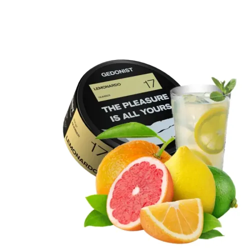 Тютюн Gedonist №17 Lemonardo (Цитрусовий Лимонад, 100 г)