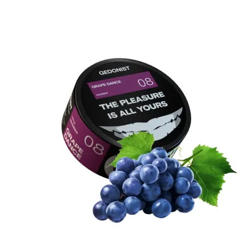 Тютюн Gedonist №08 Grape Dance (Виноград, 100 г)