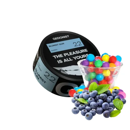 Тютюн Gedonist №22 Blumist Gum (Голубниця жуйка, 100 г)