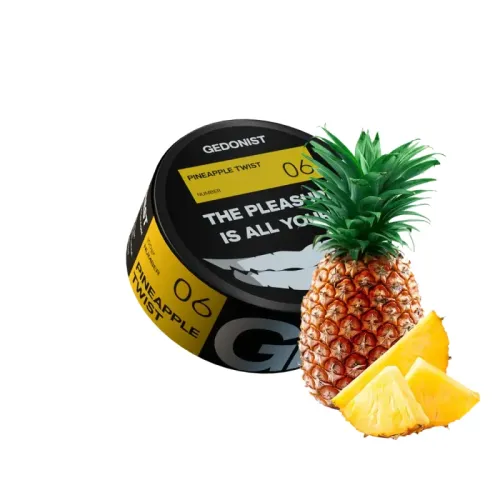Тютюн Gedonist №06 Pineapple twist (Ананас, 100 г)