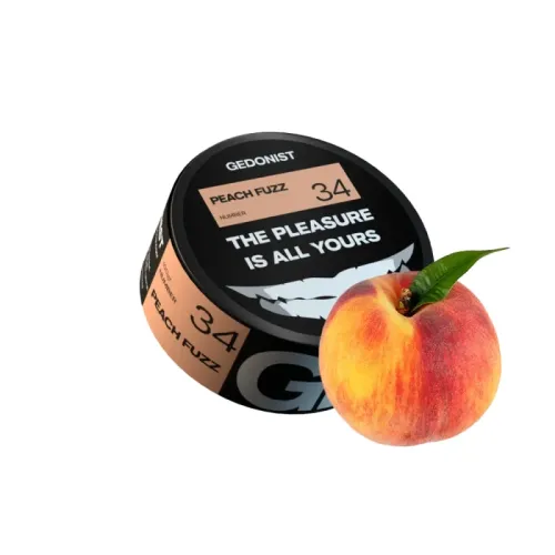 Тютюн Gedonist №34 Peach Fuzz (Піч Фьюз, 100 г)