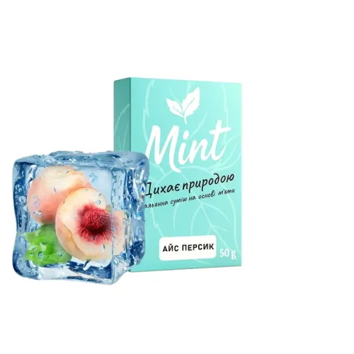 Кальянна суміш Mint Айс Персик (50 г)