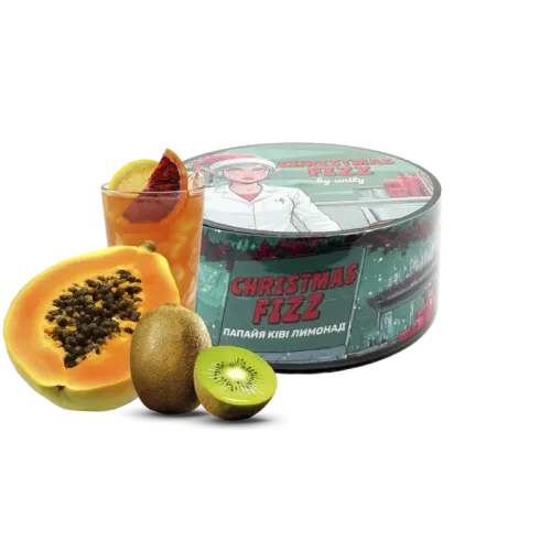 Табак Unity Christmas Fizz (Папайя Киви Лимонад, 100 г)