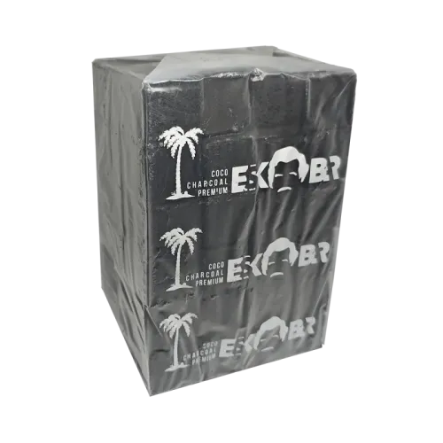 Кокосове вугілля для кальяну Eskobar (1 кг, 72 шт, р25, без коробки)