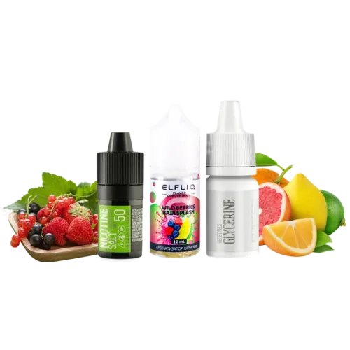Набір для самозамішування Elfliq Wild Berries Baja Splash (Ягоди Цитрусові, 50 мг, 30 мл)