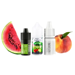 Набір для самозамішування Elfliq Watermelon Sour Peach (Кавун Кислий Персик, 50 мг, 30 мл)