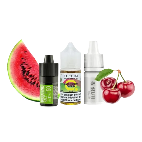 Набір для самозамішування Elfliq Watermelon Cherry (Кавун Вишня, 50 мг, 30 мл)