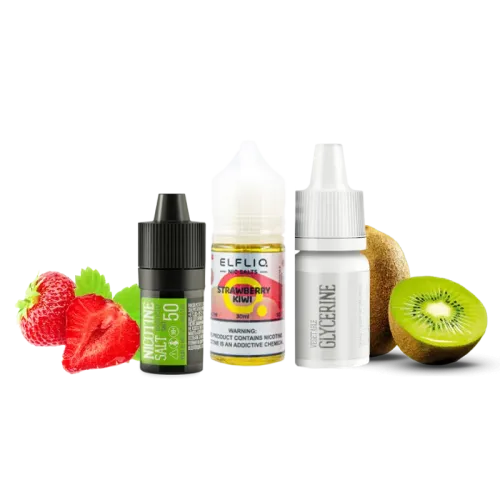 Набір для самозамішування Elfliq Strawberry kiwi (Полуниця Ківі, 50 мг, 30 мл)