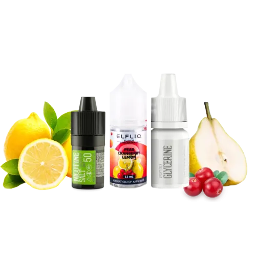 Набір для самозамішування Elfliq Pear Cranberry Lemon (Журавлина Лимон Яблуко, 50 мг, 30 мл)