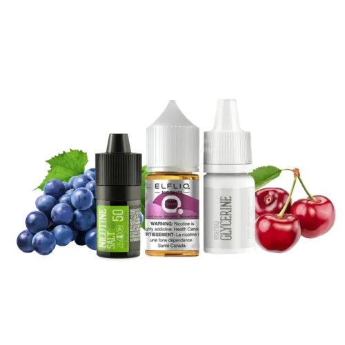 Набір для самозамішування Elfliq Grape Cherry (Вишня Вишня, 50 мг, 30 мл)