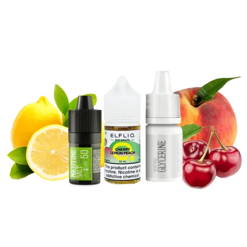 Набір для самозамішування Elfliq Cherry Lemon Peach (Вишня Лимон Персик, 50 мг, 30 мл)