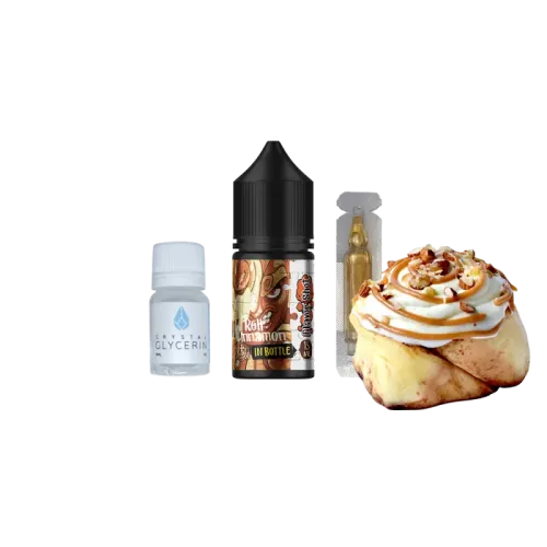 Набір для самозамішування In Bottle Salt Cinnamon Roll (Булочка з корицею, 50 мг, 30 мл)