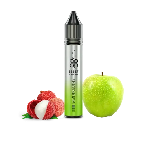 Рідина Lucky Chrome Green Apple Lychee (Зелене Яблуко Лічі, 50 мг, 30 мл)