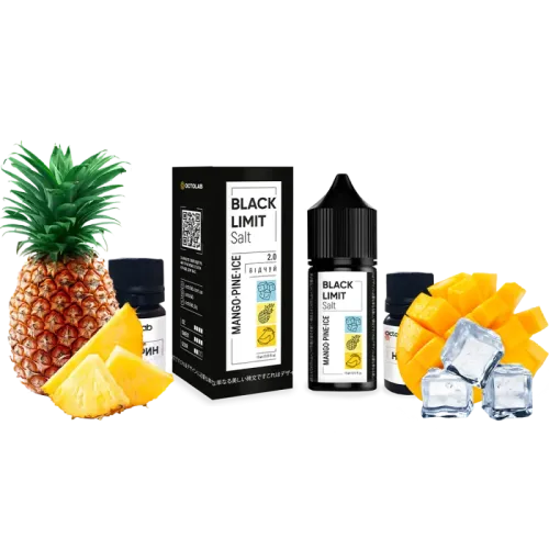Набір для самозамішування Black Limit Salt Mango Pine Ice (Манго Ананас Лід, 50 мг, 30 мл)