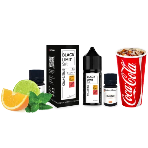 Набір для самозамішування Black Limit Salt Cola Citrus (Кола Цитрус, 50 мг, 30 мл)